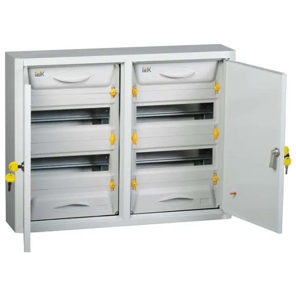 Щит для автоматов IEK MKM15-V-2X36-31-ZU Cталь / IP31 photo 1