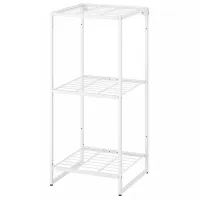 Etajeră Ikea Jostein White / Oțel