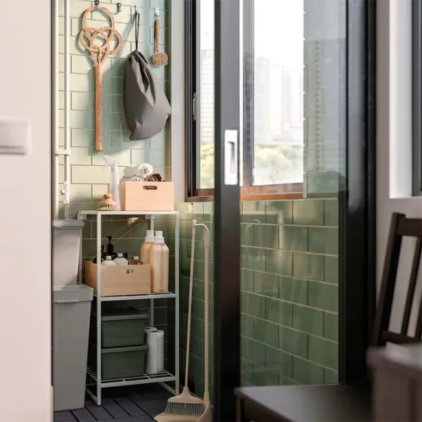 Стеллаж Ikea Jostein Белый / Cталь photo 3 Стеллаж Ikea Jostein Белый / Cталь photo 3