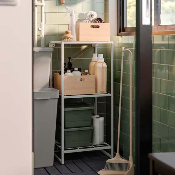 Стеллаж Ikea Jostein Белый / Cталь photo 4 Стеллаж Ikea Jostein Белый / Cталь photo 4