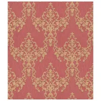 Обои Grandeco Elena Red Beige / Орнамент