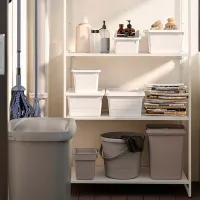 Стеллаж Ikea Jostein Белый / Cталь photo 5