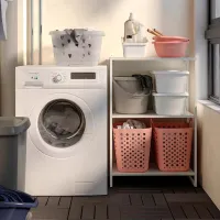 Стеллаж Ikea Jostein Белый / Cталь photo 5