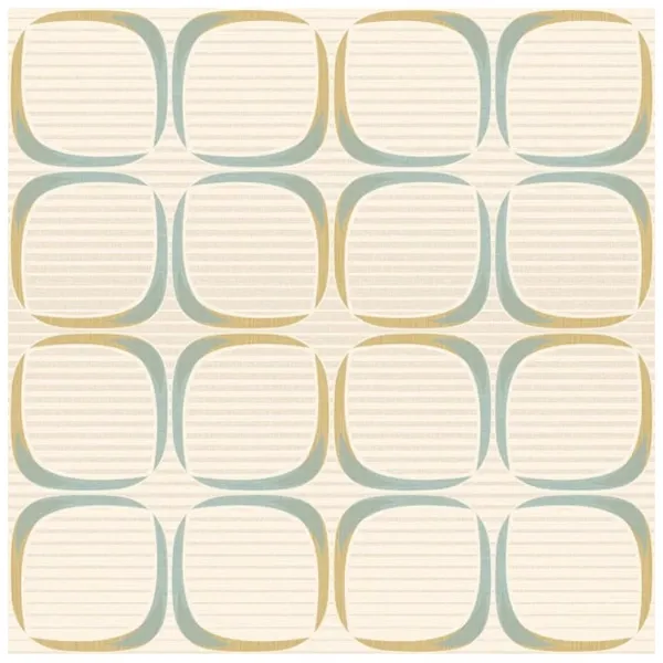 Обои Grandeco Retrospective Бежевый / Геометрический photo 1