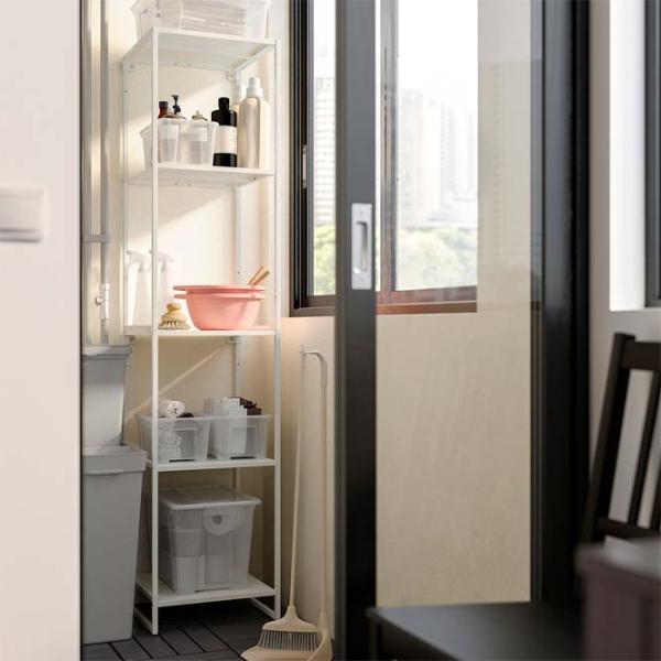 Стеллаж Ikea Jostein Белый / Cталь photo 3 Стеллаж Ikea Jostein Белый / Cталь photo 3