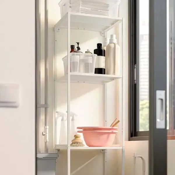Стеллаж Ikea Jostein Белый / Cталь photo 5 Стеллаж Ikea Jostein Белый / Cталь photo 5