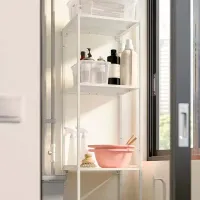 Etajeră Ikea Jostein White / Oțel photo 5