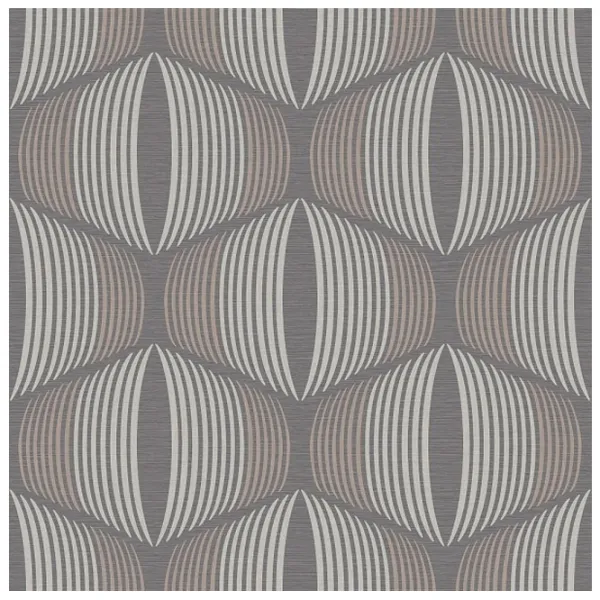 Tapete Grandeco Retrospective Gray / Geometric photo 1