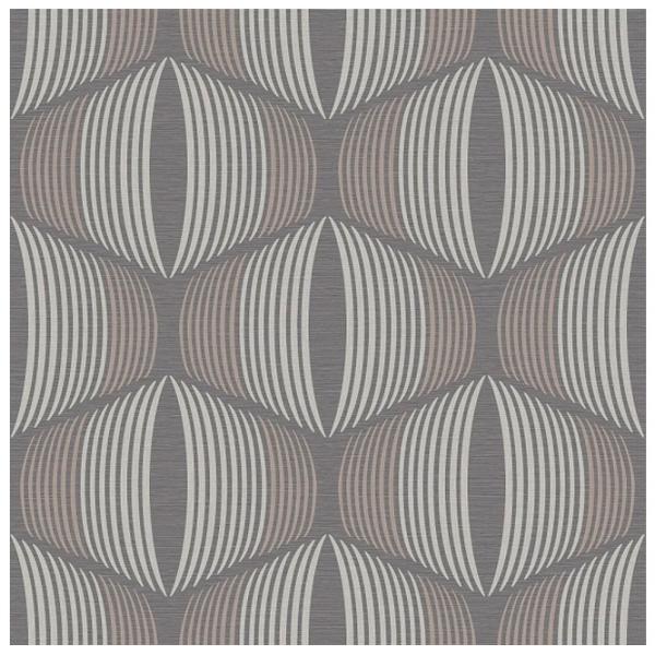 Tapete Grandeco Retrospective Gray / Geometric photo 1