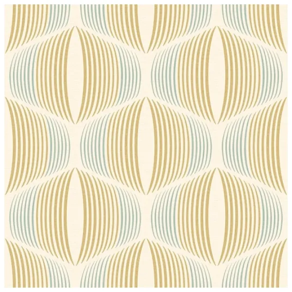 Tapete Grandeco Retrospective Yellow / Geometric photo 1