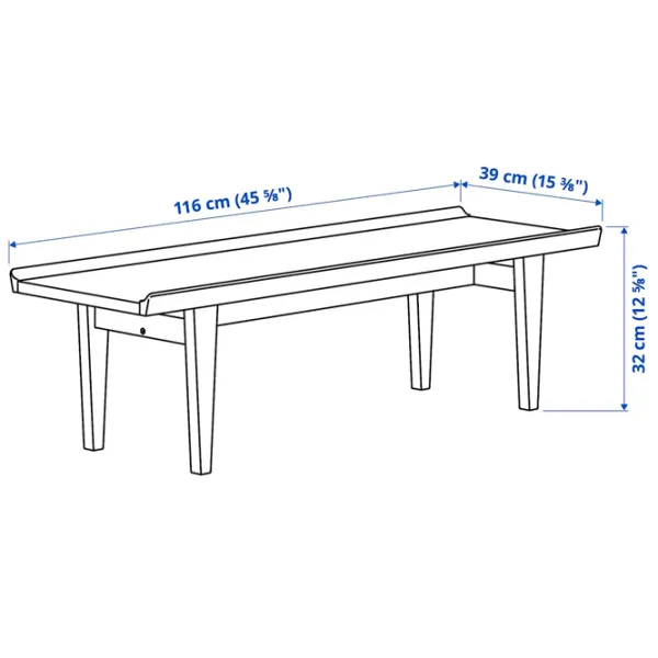Măsuță de cafea Ikea Guttane 5786623 Brown photo 6