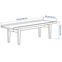 Журнальный столик Ikea Guttane 5786623 Коричневый photo 6