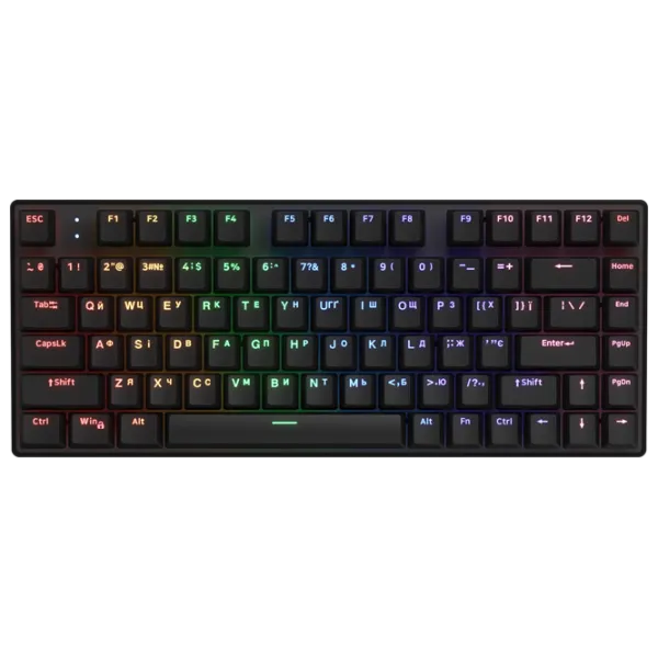 Клавиатура Hator Icefall Mecha 75 Rainbow Wireless Беспроводные / Черный photo 1