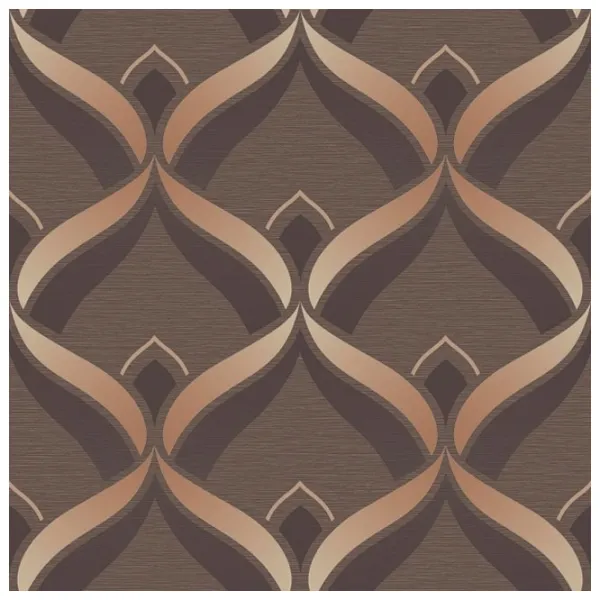 Tapete Grandeco Retrospective Brown / Geometric photo 1 Tapete Grandeco Retrospective Brown / Geometric photo 1