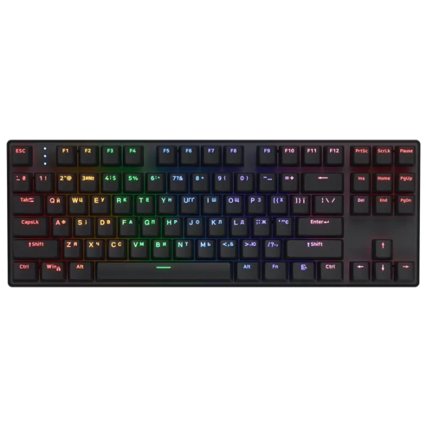 Tastatură Hator Icefall Mecha TKL Rainbow Wireless Fără fir / Black photo 1
