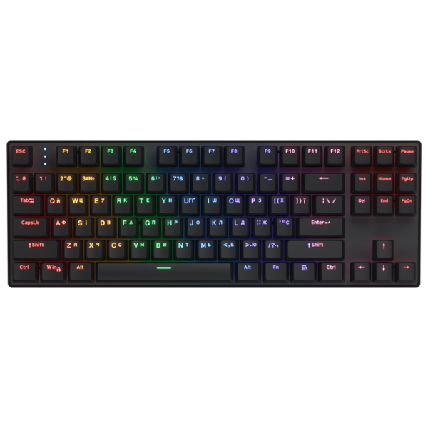 Tastatură Hator Icefall Mecha TKL Rainbow Wireless Fără fir / Black photo 1