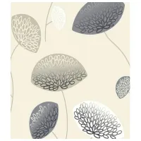 Tapete Grandeco Sensation Beige Grey / Floristică