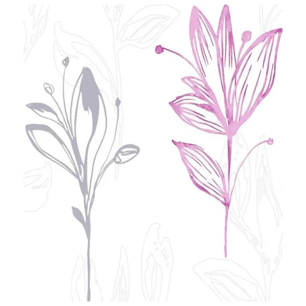 Tapete Grandeco Sensation White Purple / Flori photo 1 Tapete Grandeco Sensation White Purple / Flori photo 1