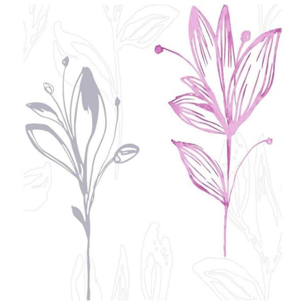 Tapete Grandeco Sensation White Purple / Flori photo 1 Tapete Grandeco Sensation White Purple / Flori photo 1