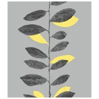Обои Grandeco Sensation Grey Black / Флористика