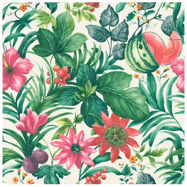 Tapete Grandeco Botanical Green / Floristică photo 1