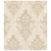 Обои Grandeco Kartage Бежевый / Вензель