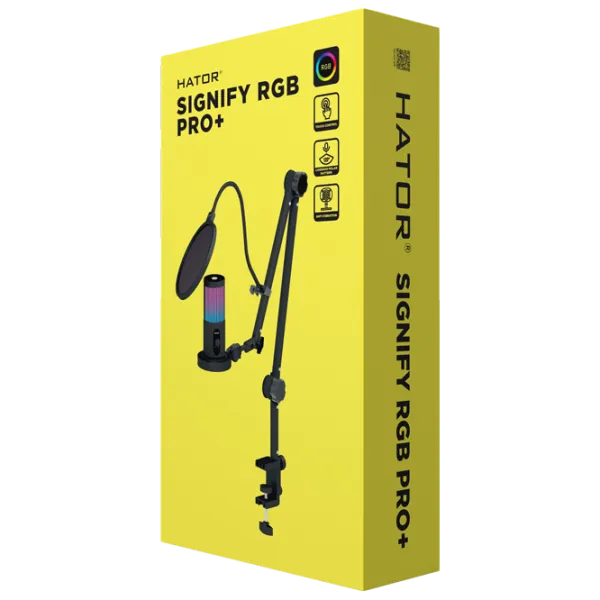 Микрофон Hator Signify RGB Pro+ Черный photo 5