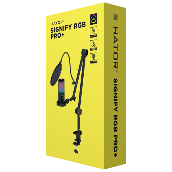 Микрофон Hator Signify RGB Pro+ Черный photo 5