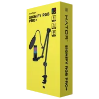 Microfon Hator Signify RGB Pro+ Black photo 5