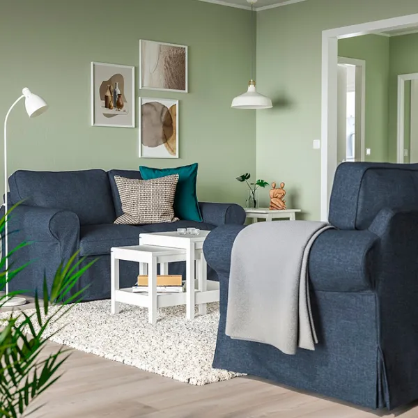 Canapea Ikea Ektorp/Kilanda (5786607) Poliester / Dark Blue photo 5