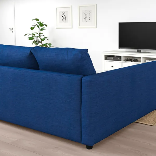 Canapea de colț Ikea Friheten/Klagshamn (5527869) Pânză / Blue photo 2
