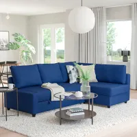 Canapea de colț Ikea Friheten/Klagshamn (5527869) Pânză / Blue photo 7