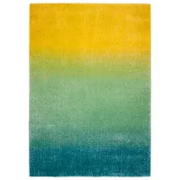 Covor Ikea Hotellrum Yellow Blue / Polipropilenă