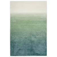 Covor Ikea Hotellrum Green White / Polipropilenă