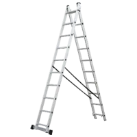 Удлинительная лестница Lider AC0210A 2x10 150 кг
