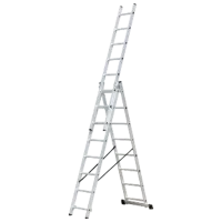 Scară cu trei tronsoane Lider AC0308A 3x8 150 kg