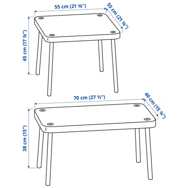 Măsuță de cafea Ikea Sonhult 5743871 Yellow photo 8