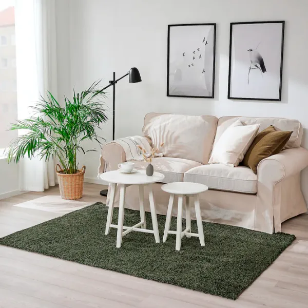 Ковер Ikea Vindebak Тёмно-зелёный / Полиэстер photo 3 Ковер Ikea Vindebak Тёмно-зелёный / Полиэстер photo 3