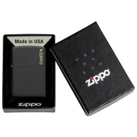 Зажигалка Zippo Classic Черный / Латунь photo 4