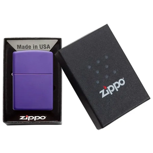Зажигалка Zippo Regular Пурпурный / Латунь photo 3