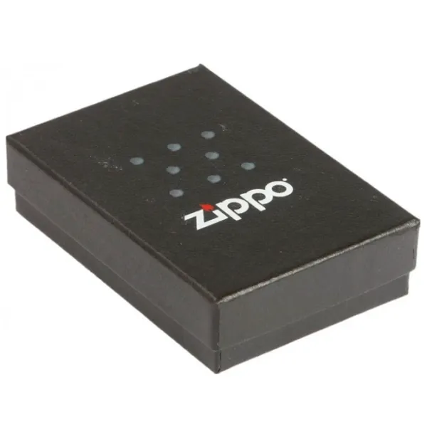 Зажигалка Zippo Regular Тёмно-синий / Латунь photo 4