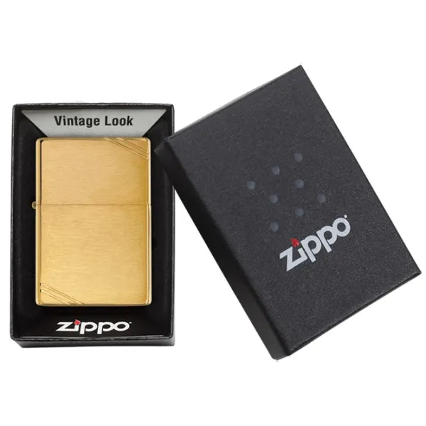 Brichetă Zippo Regular Gold / Alamă photo 3