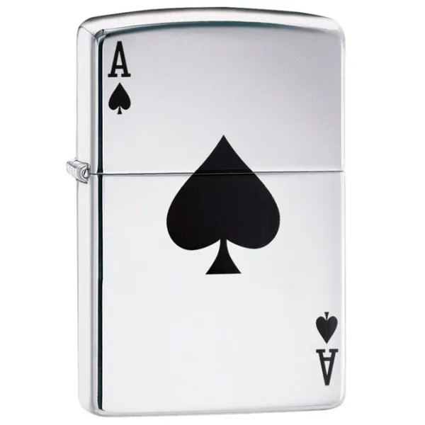 Brichetă Zippo Lucky Ace Silver / Alamă photo 2