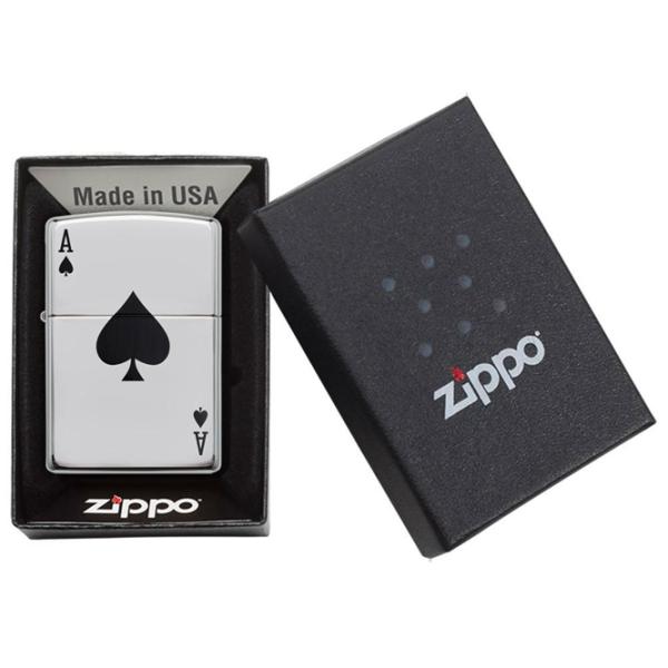 Brichetă Zippo Lucky Ace Silver / Alamă photo 4