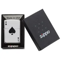 Зажигалка Zippo Lucky Ace Серебряный / Латунь photo 4