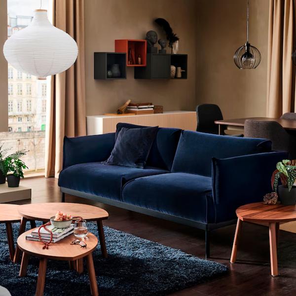 Covor Ikea Vollerslev Dark Blue / Poliester photo 4 Covor Ikea Vollerslev Dark Blue / Poliester photo 4