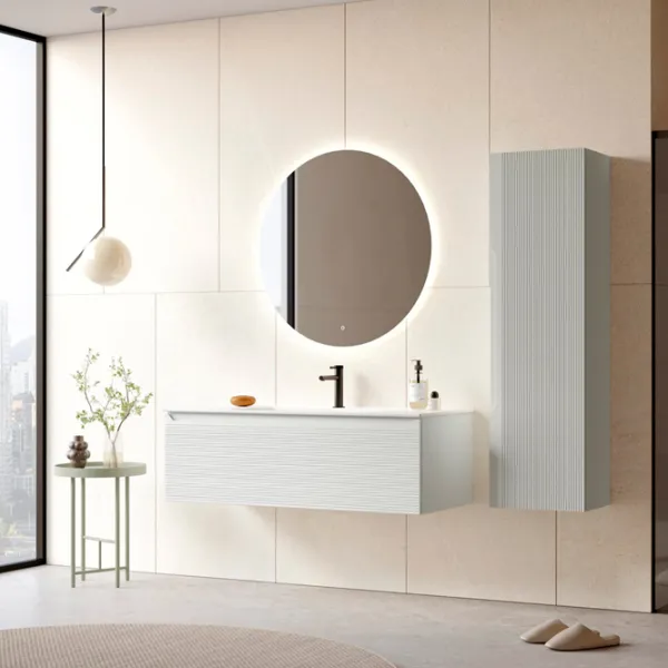 Seturi mobilă de baie Orka Olbia MDF / White photo 1 Seturi mobilă de baie Orka Olbia MDF / White photo 1