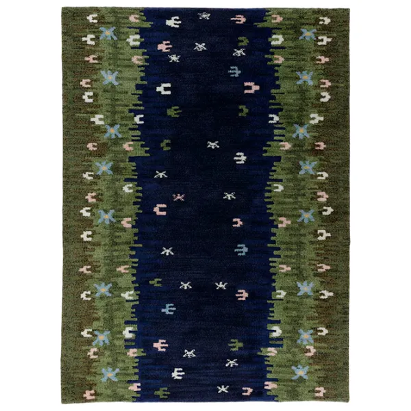 Ковер Ikea Groddsvingel Зеленый Синий / Шерсть photo 1 Ковер Ikea Groddsvingel Зеленый Синий / Шерсть photo 1