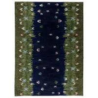 Ковер Ikea Groddsvingel Зеленый Синий / Шерсть
