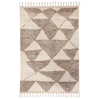 Covor Ikea Kvastgras Beige Gray / Lână